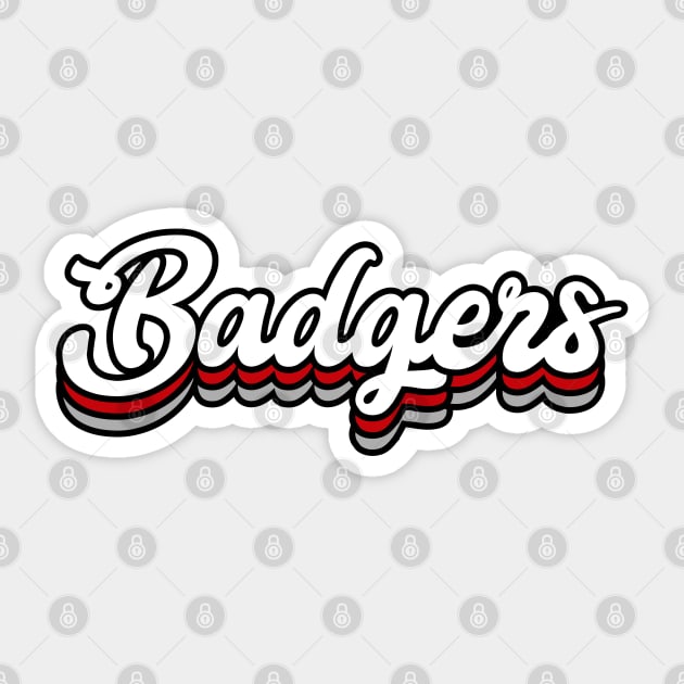 Badgers - University of Wisconsin-Madison Sticker by Josh Wuflestad